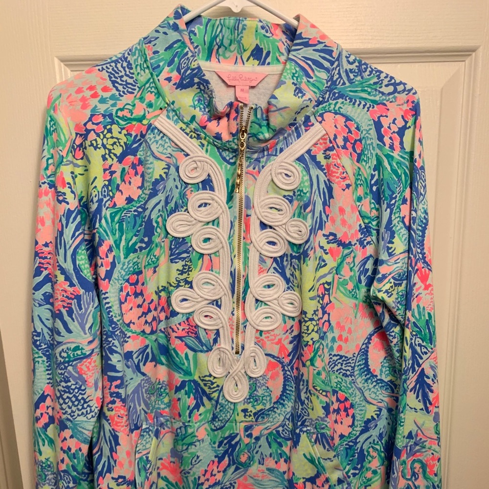 New Lilly Pulitzer half zip up